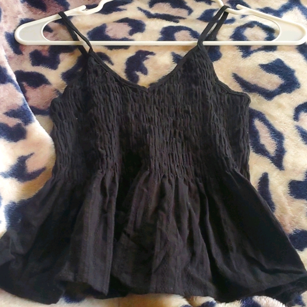 Cute black crop top